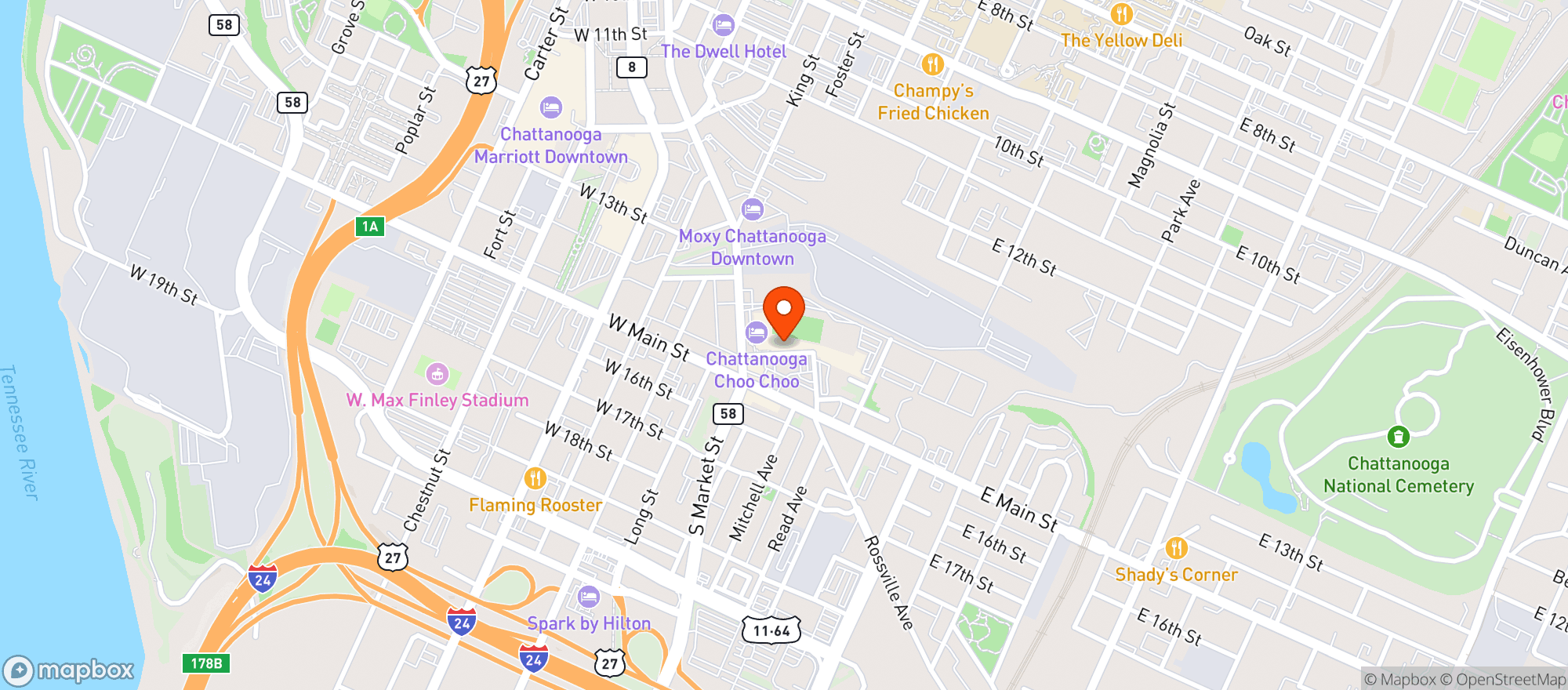 Map showing Fifty Fifty / Lost in Transit
