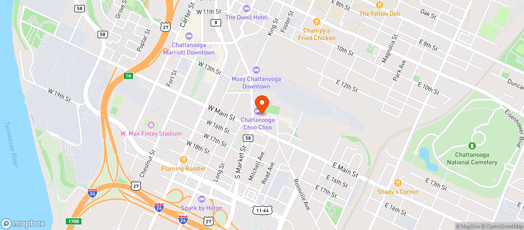 Map showing Frothy Monkey