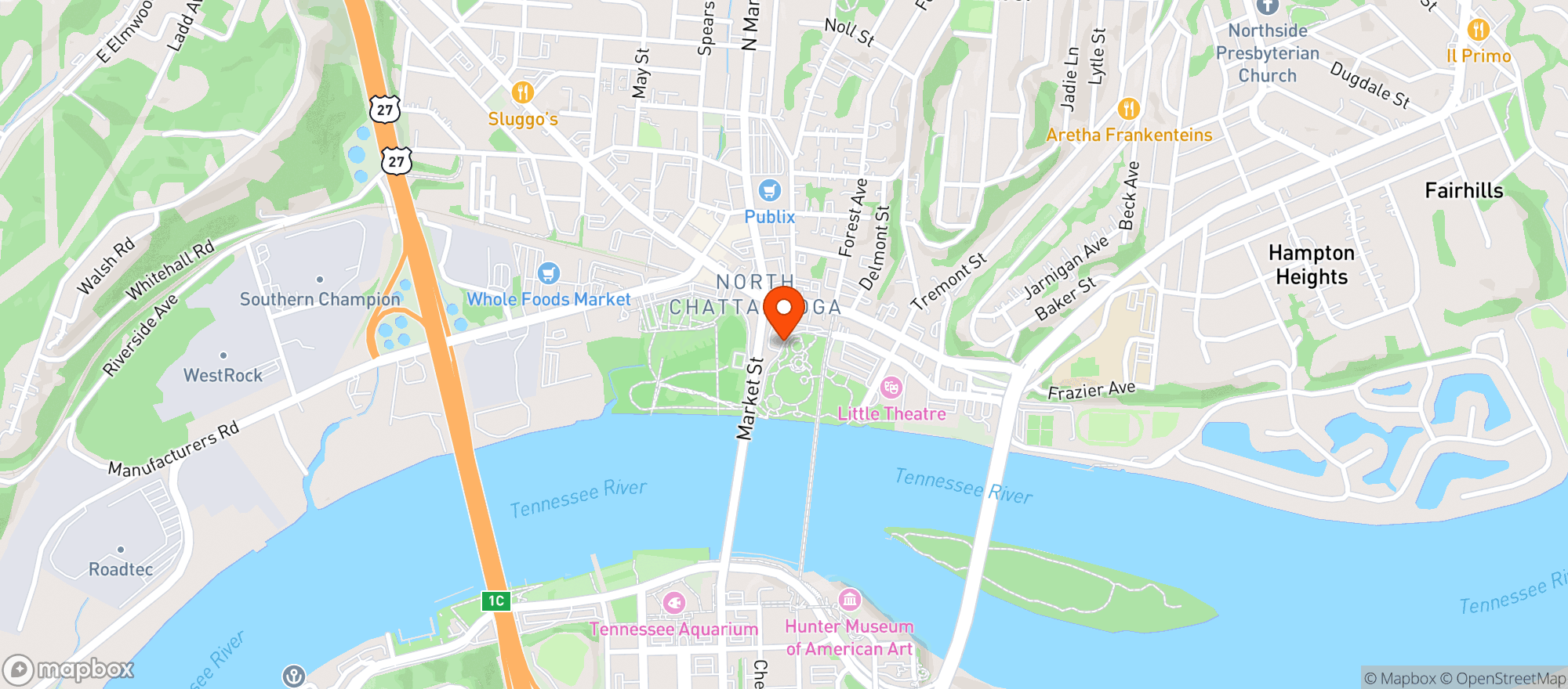 Map showing Sushi Nabe