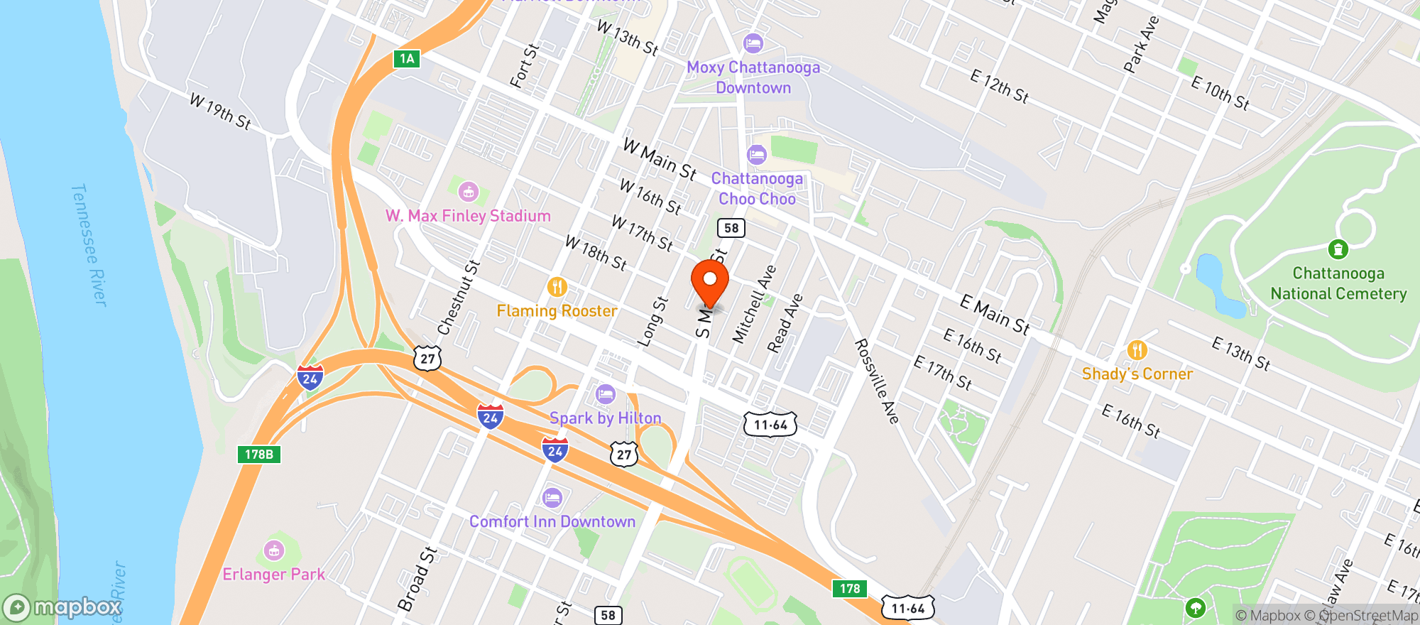 Map showing Will Fox Market Work