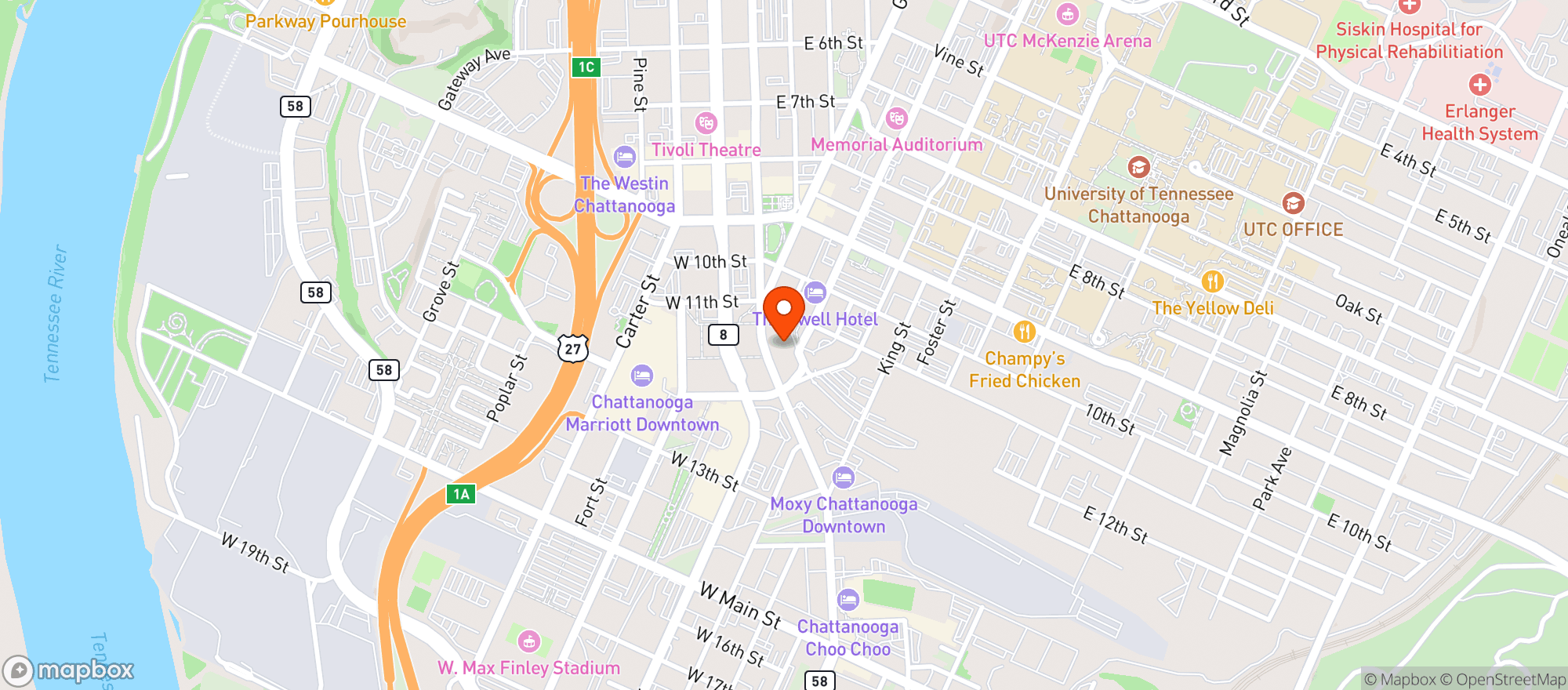 Map showing Public House Restaurant