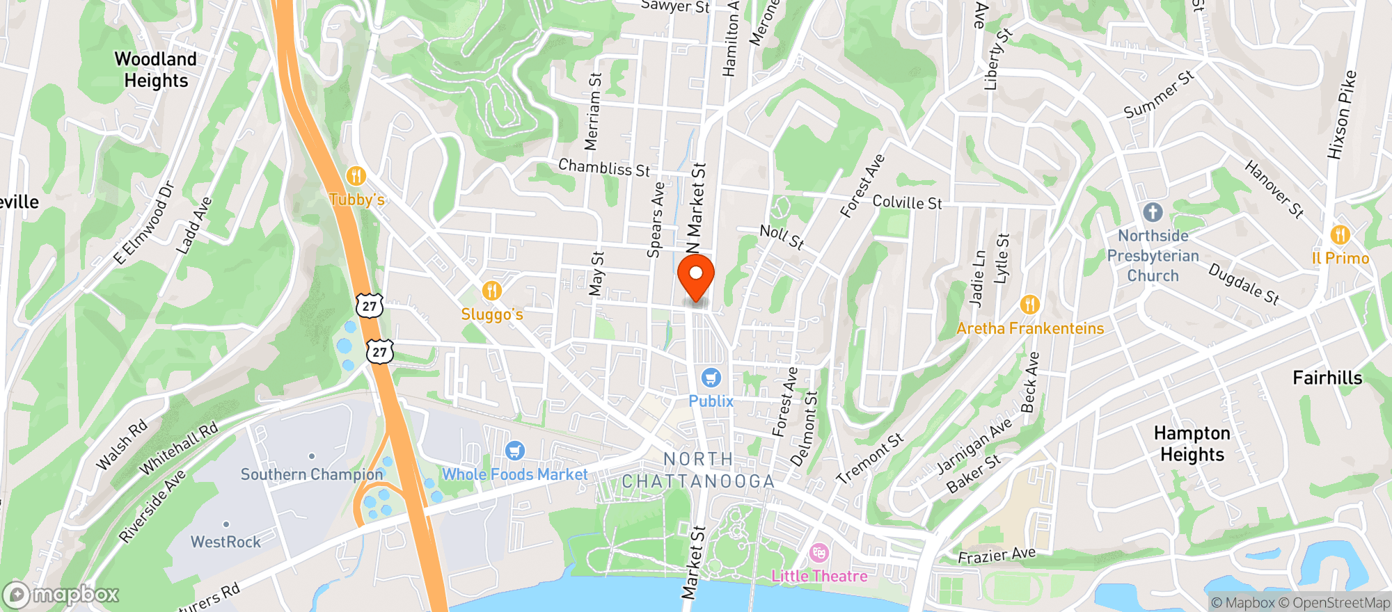 Map showing Gnc