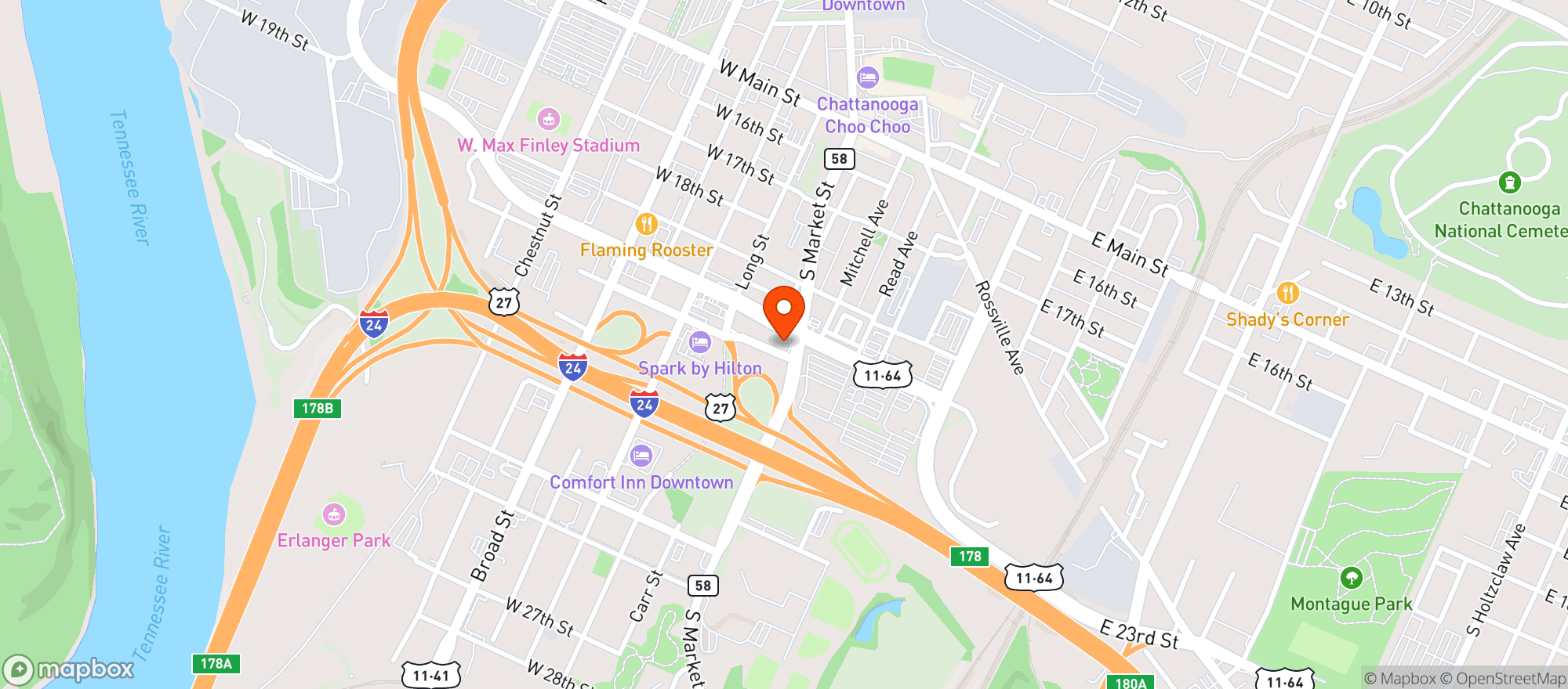Map showing Kanku Bottle Shop (mrkt)