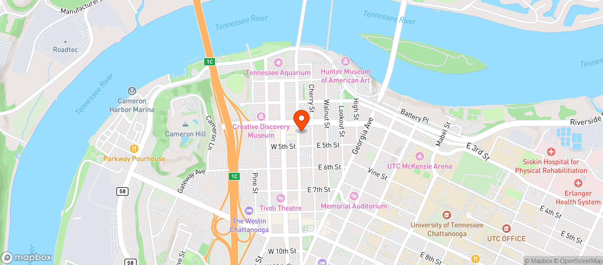 Map showing Sing It Or Wing It