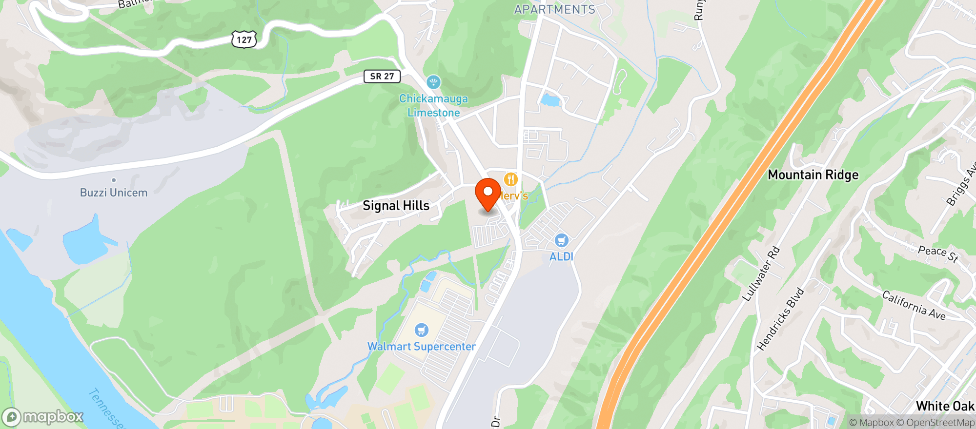 Map showing Harry'S Wine & Spirits - Chatta