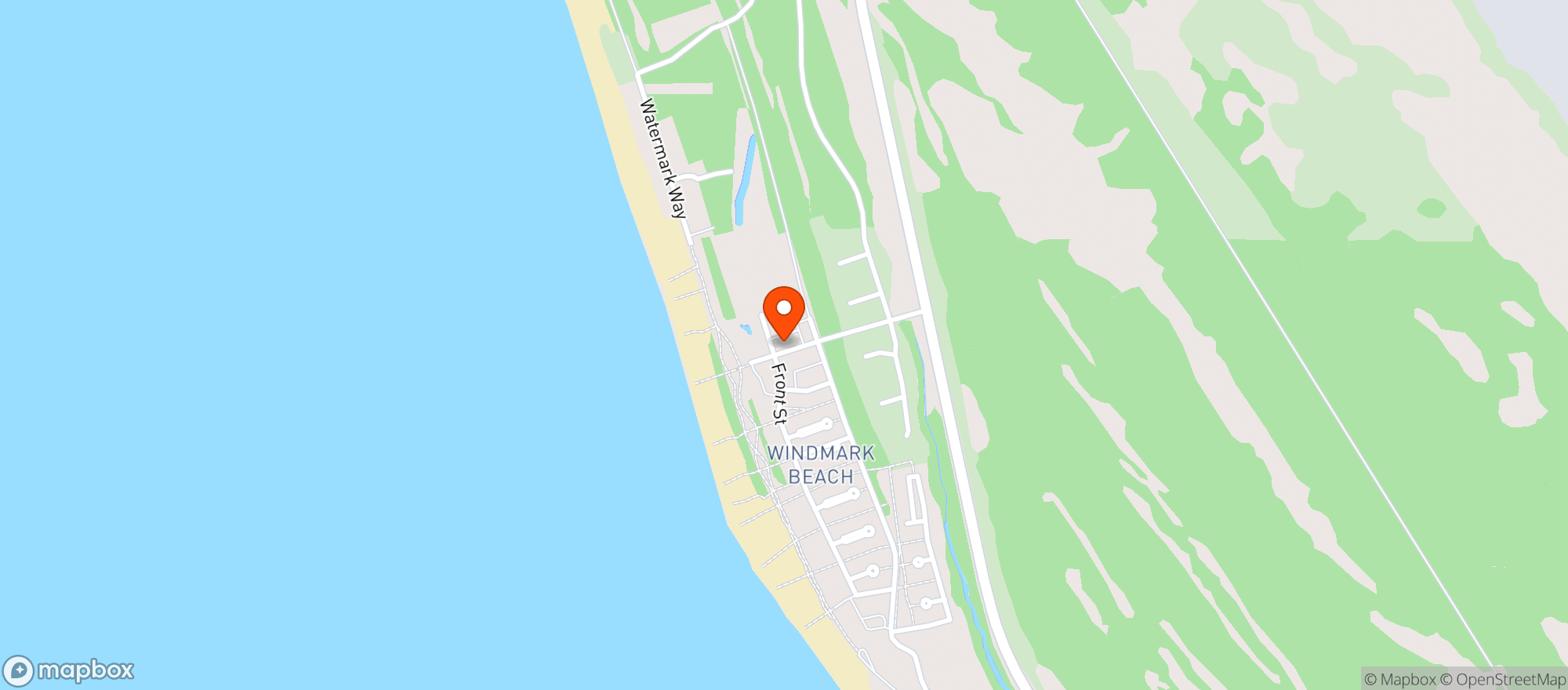 Map showing The Mill