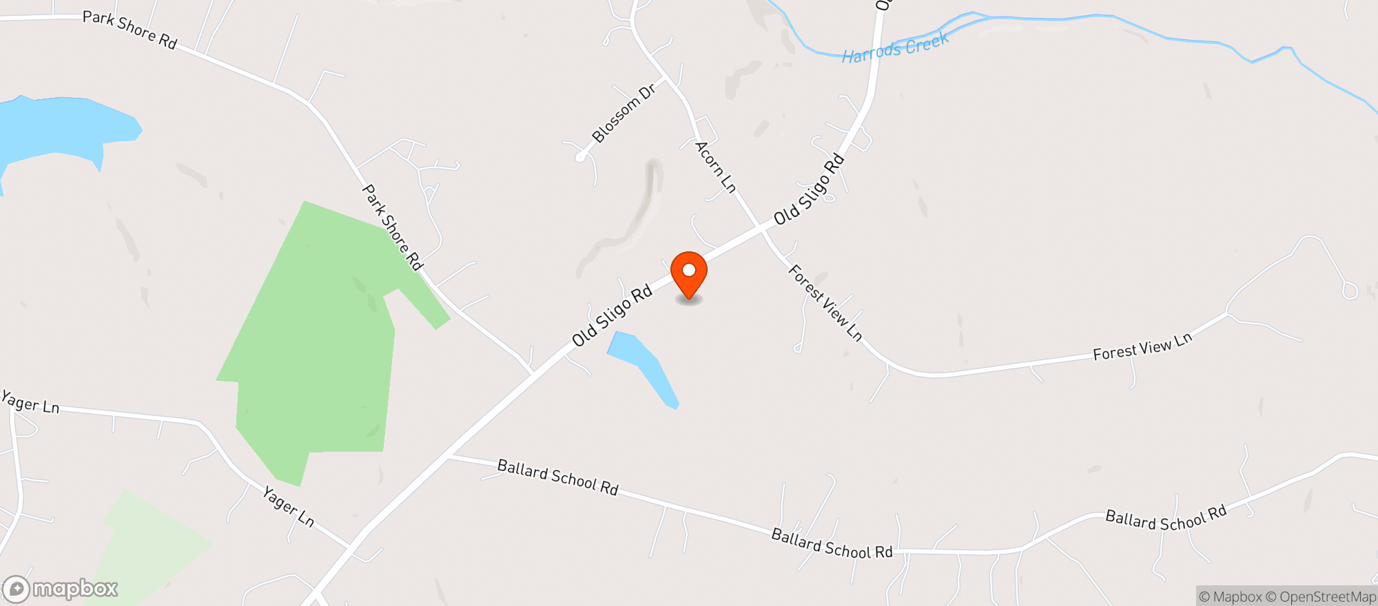Map showing Hot Spot Yoga LLC