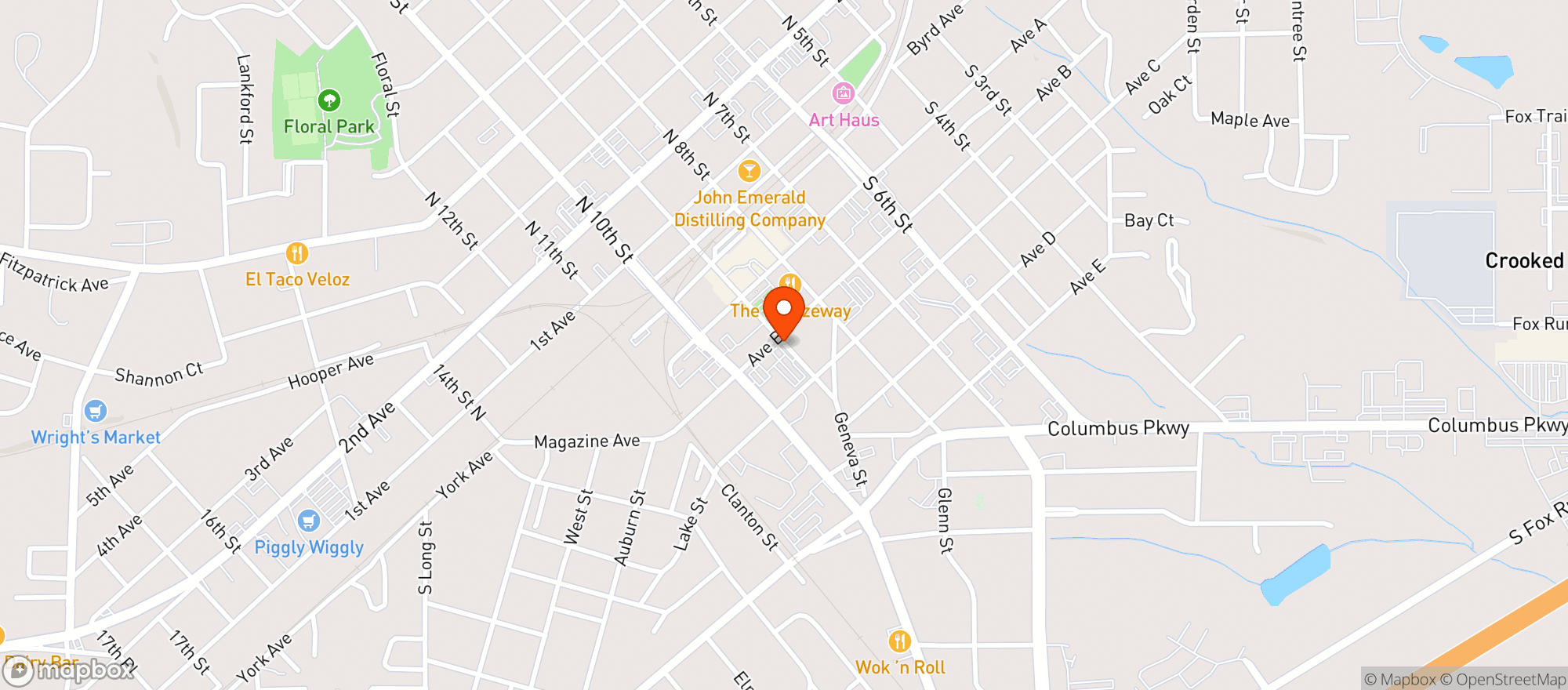 Map showing Store 4