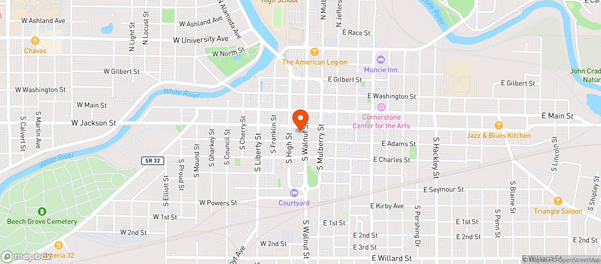 Map showing Vera Maes Bistro & Balla