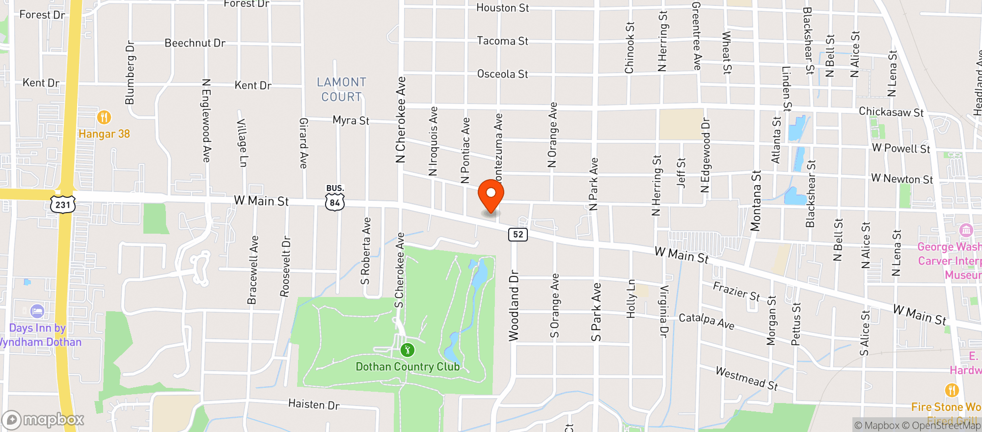 Map showing Well Rooted
