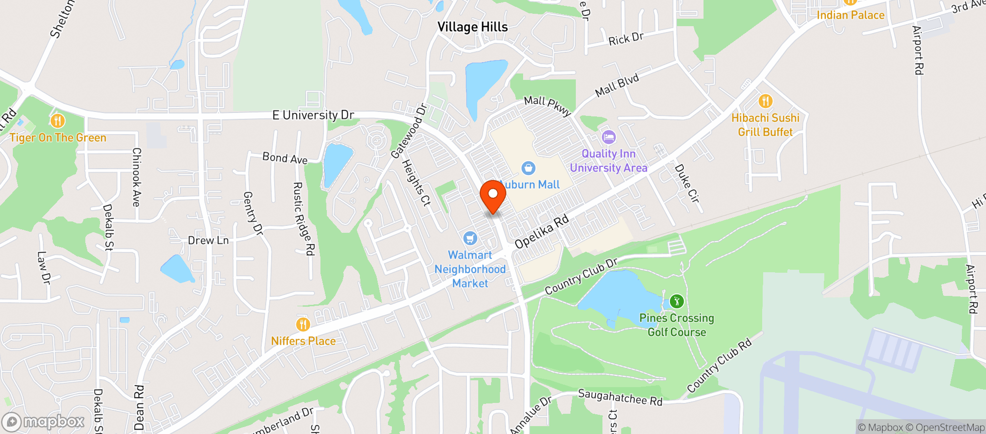 Map showing Walmart Neighborhood Market