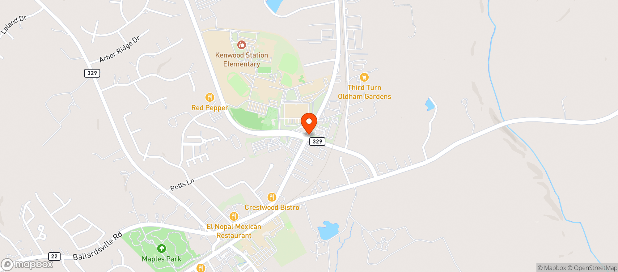 Map showing Save A Step