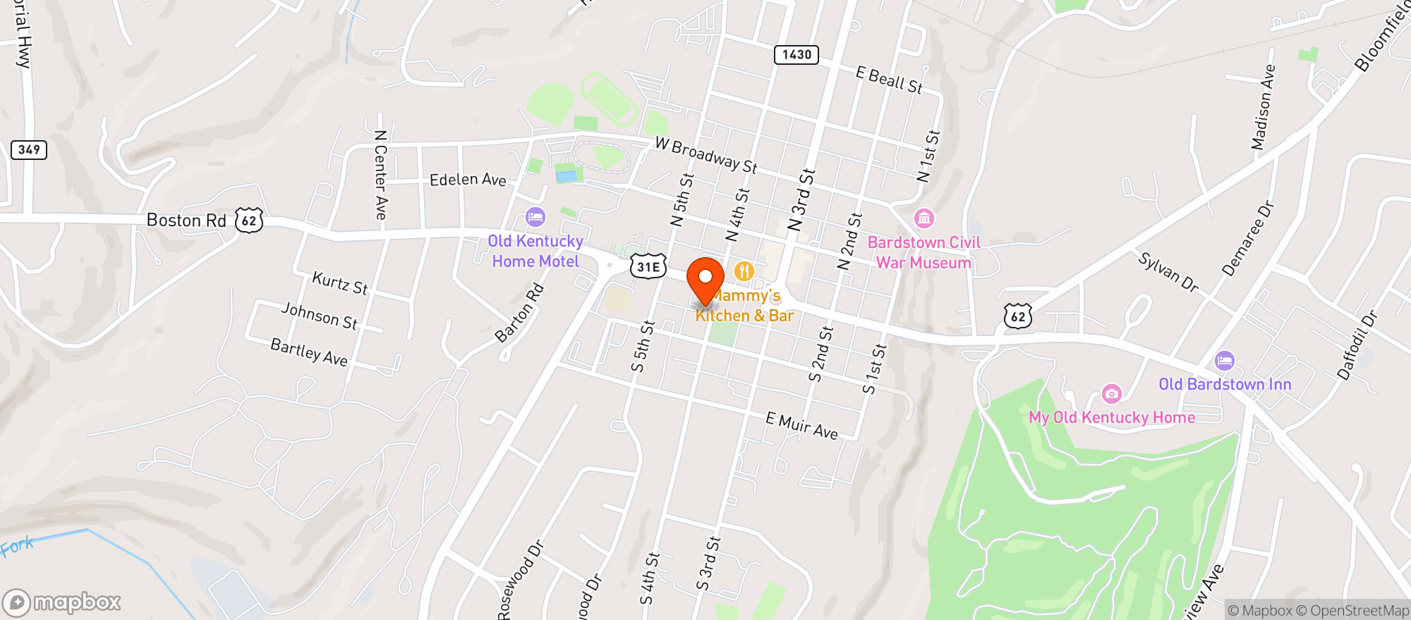 Map showing Toddy's Liquors