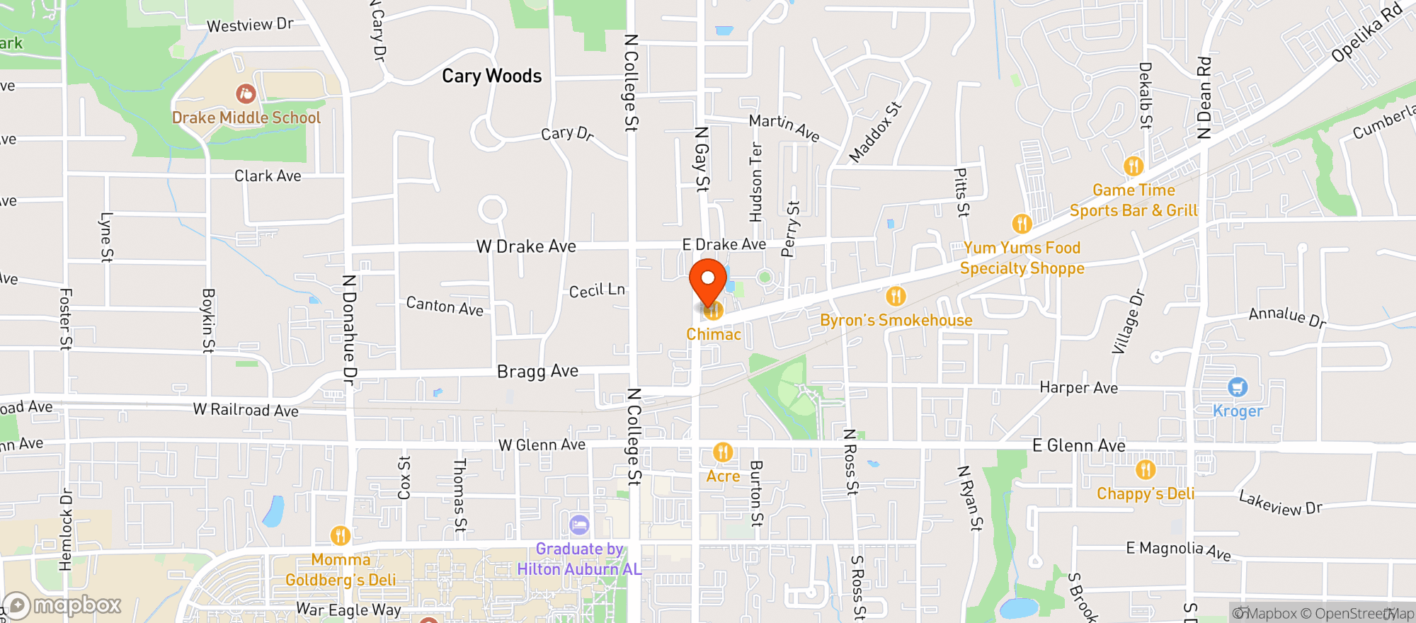 Map showing Z&z Tobacco & Spirits