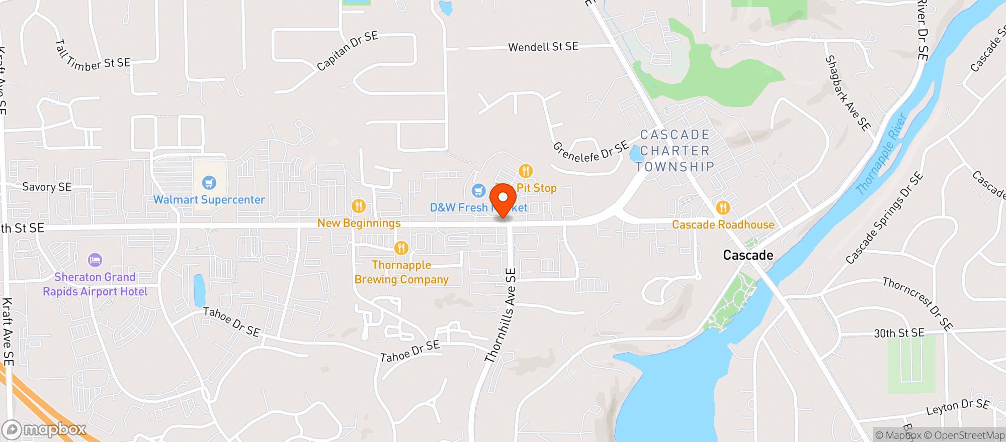 Map showing Gnc