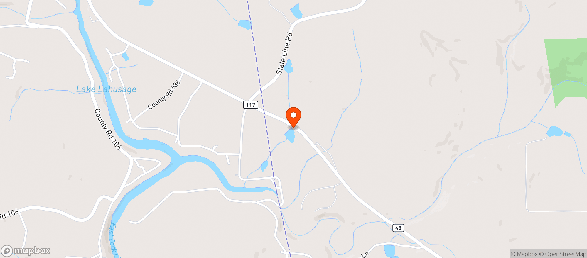 Map showing Bj Food Mart