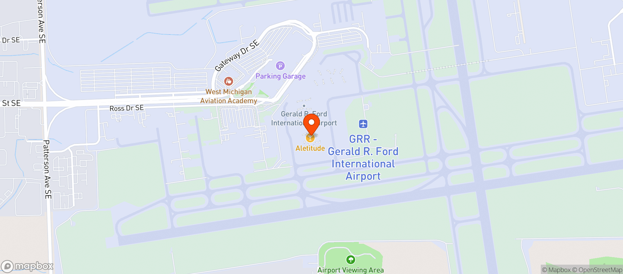 Map showing Aletitude
