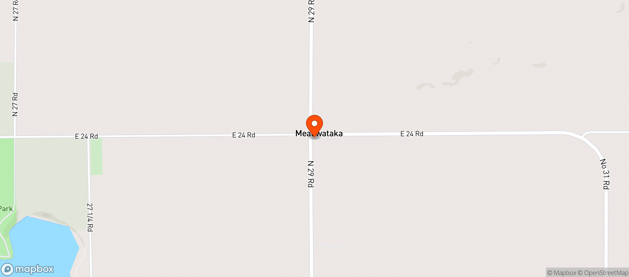 Map showing Meauwataka General Store
