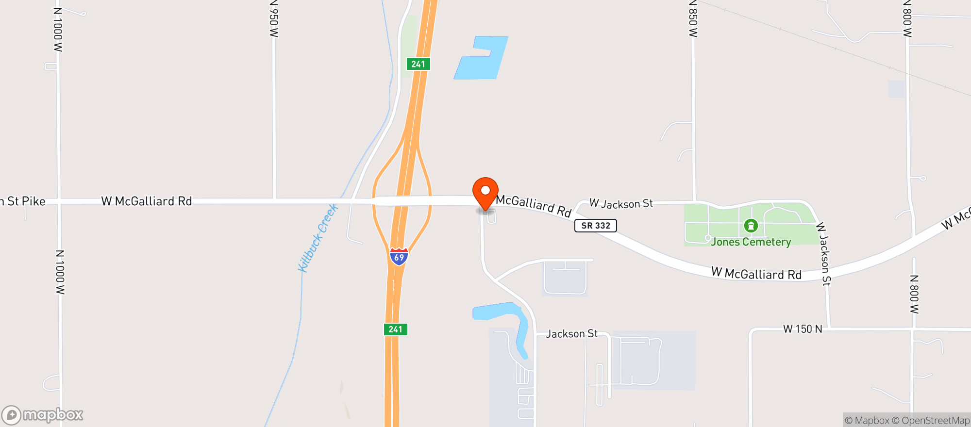 Map showing GET GO #7526