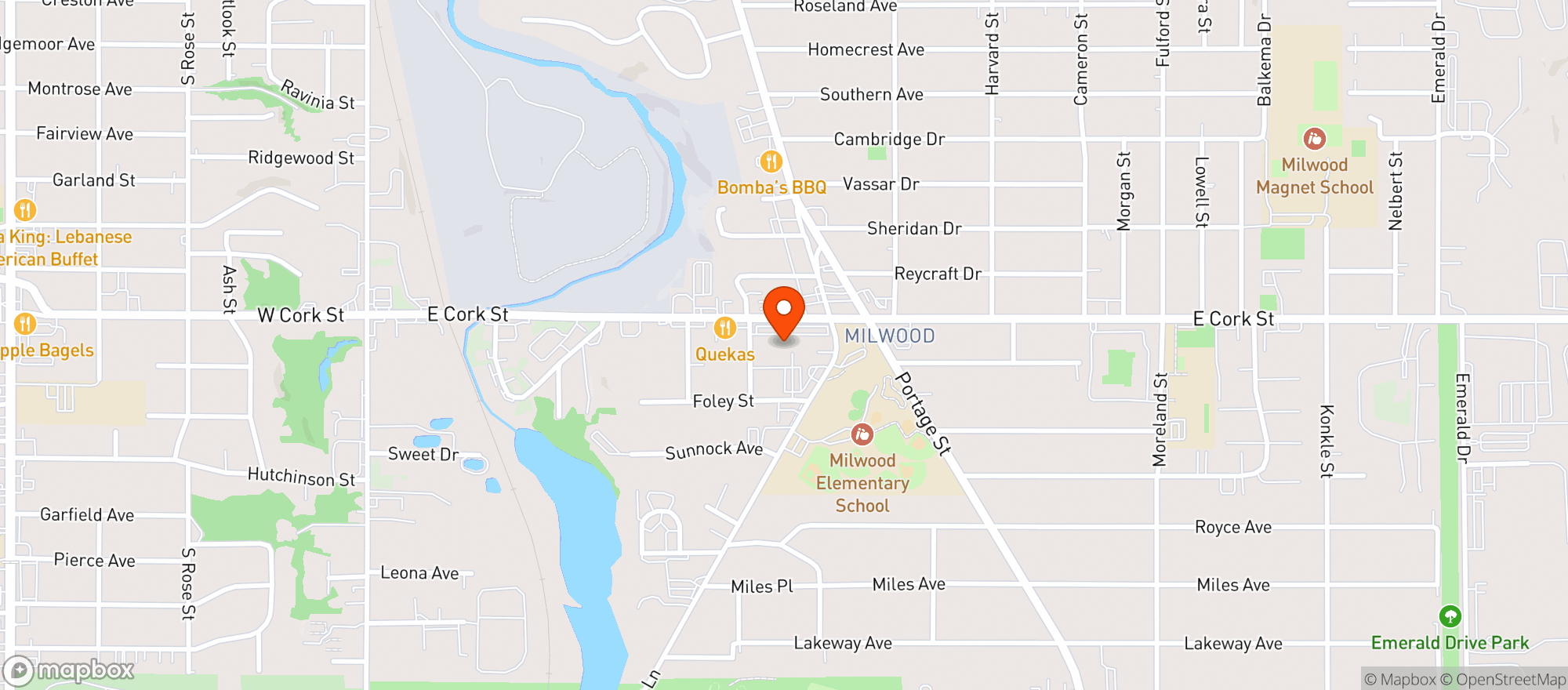 Map showing Hardings Friendly Marke #397