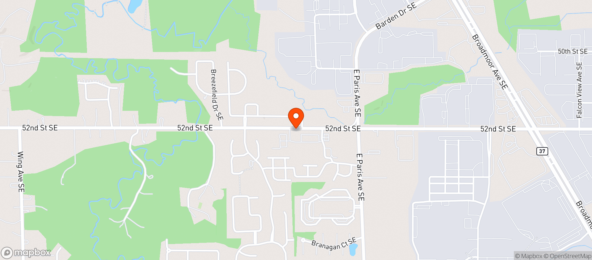 Map showing Bailey's Grove Beverage