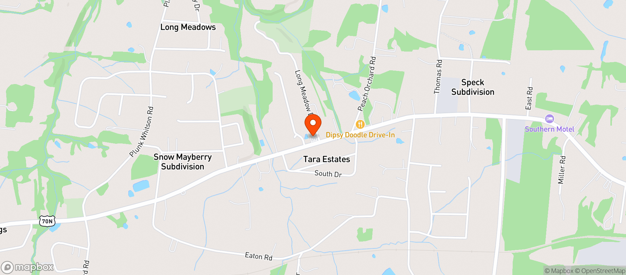 Map showing Echo Valley Market