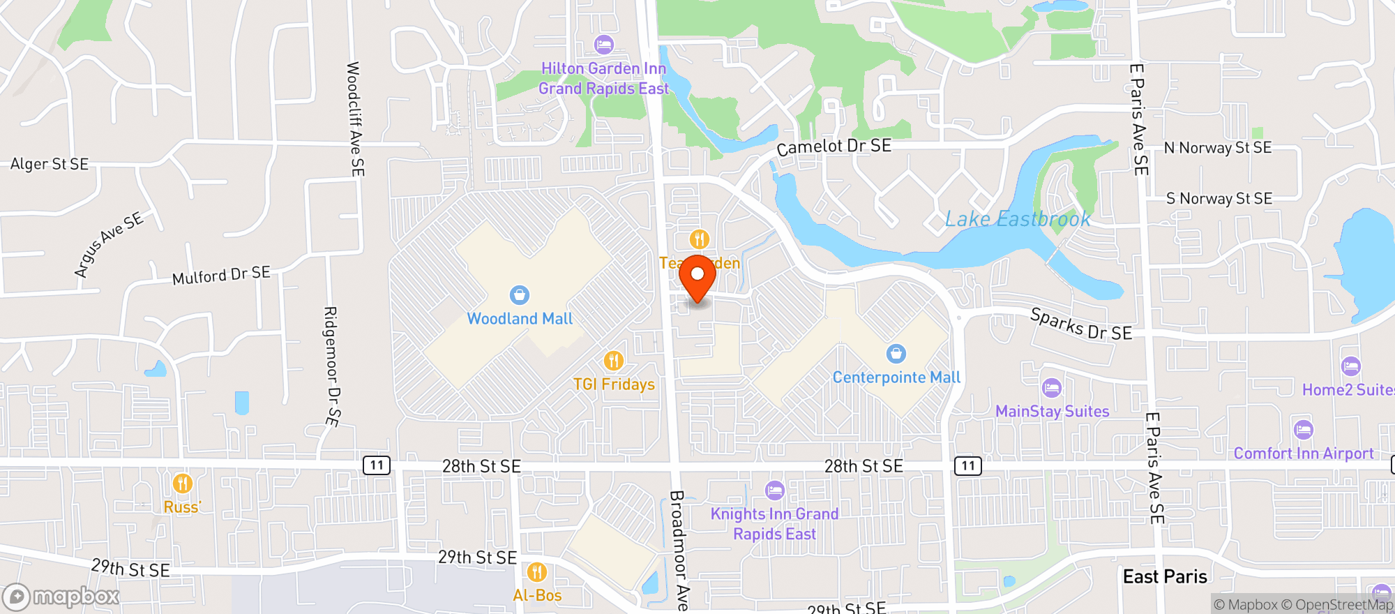 Map showing House Of Dank Grand Rapids
