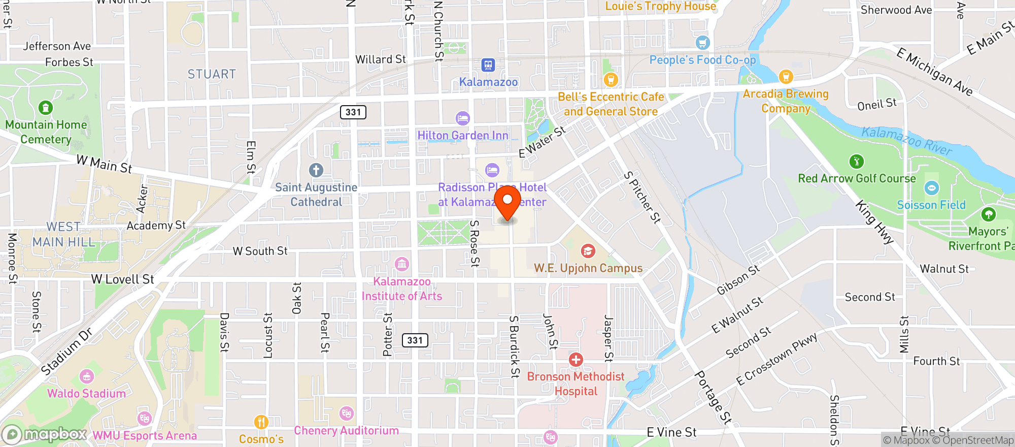 Map showing Rustica