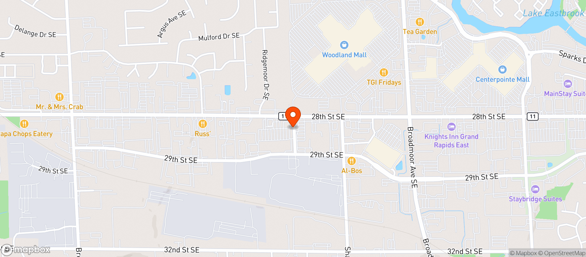 Map showing Whole Foods Market