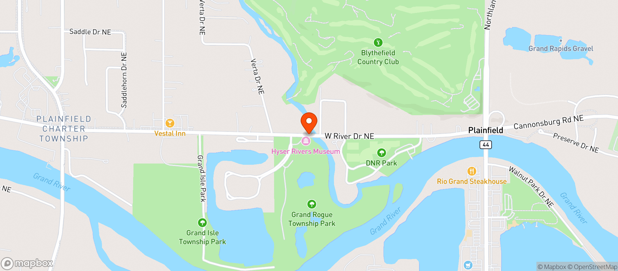 Map showing Top Shelf Spirits LLC