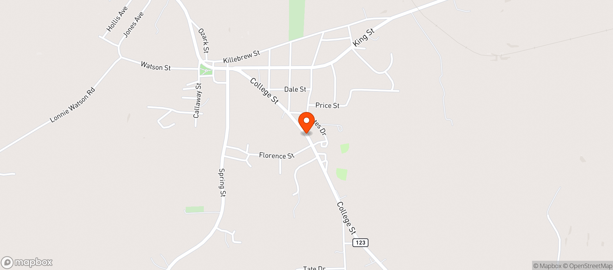 Map showing Joy Food Mart