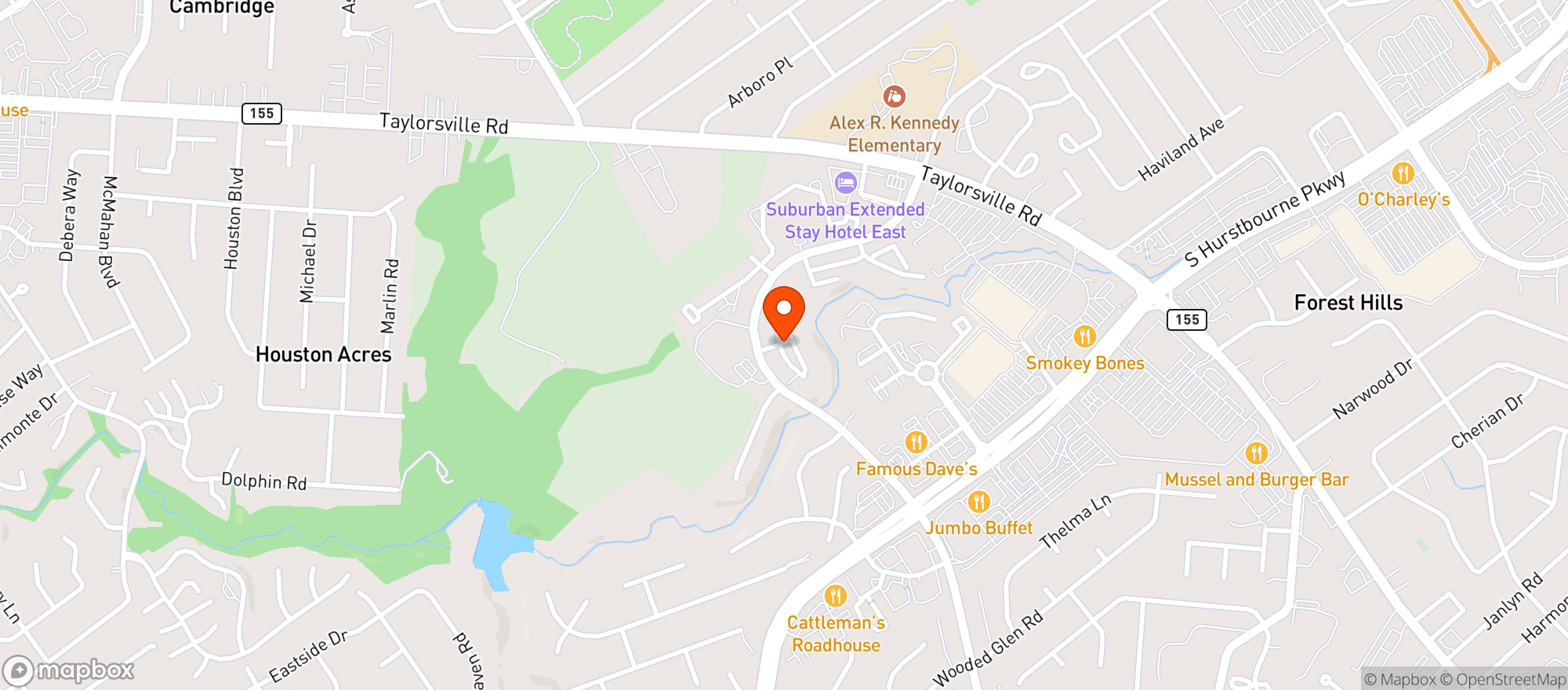 Map showing Bell's Mountain, LLC