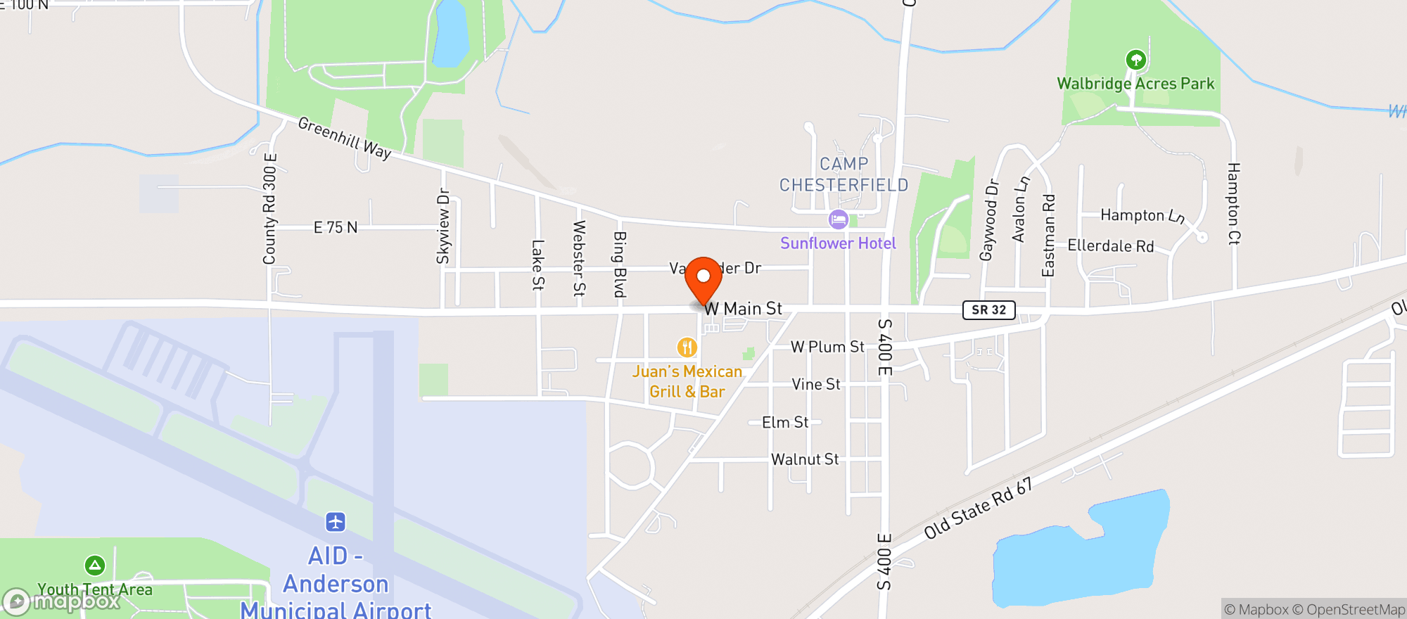 Map showing GET GO #7514