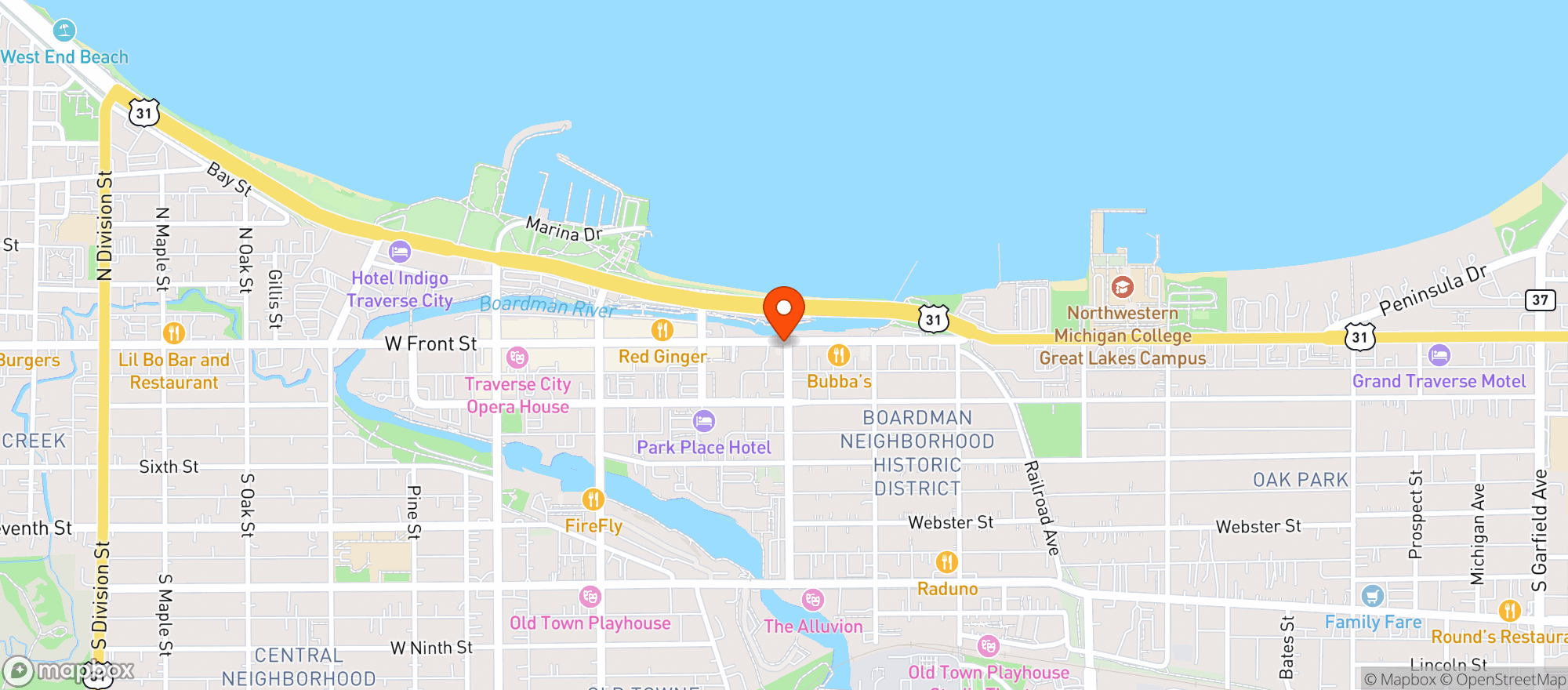 Map showing The Coin Slot