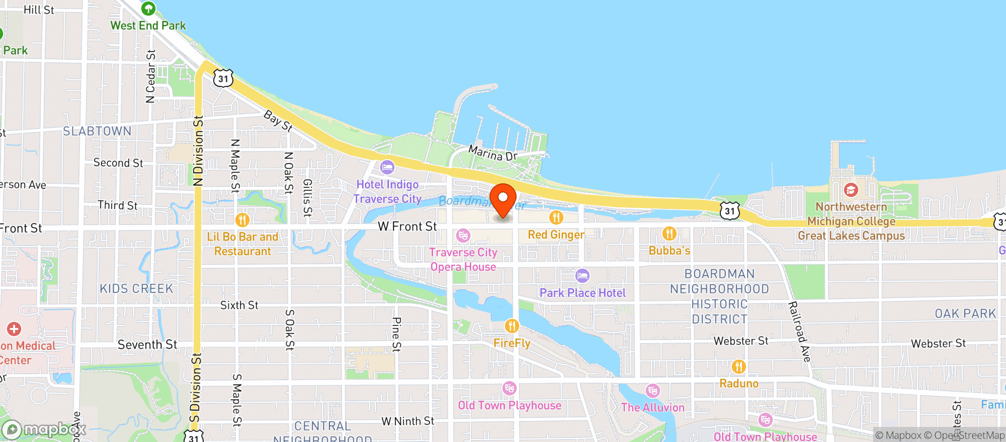 Map showing Mama Lus