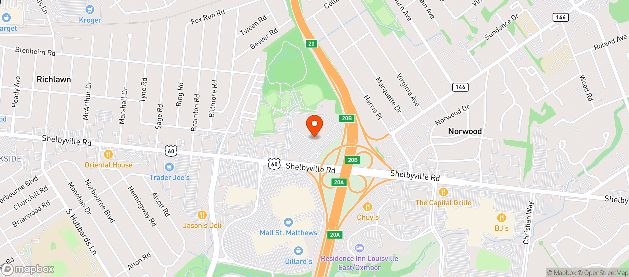 Map showing Total Wine & More