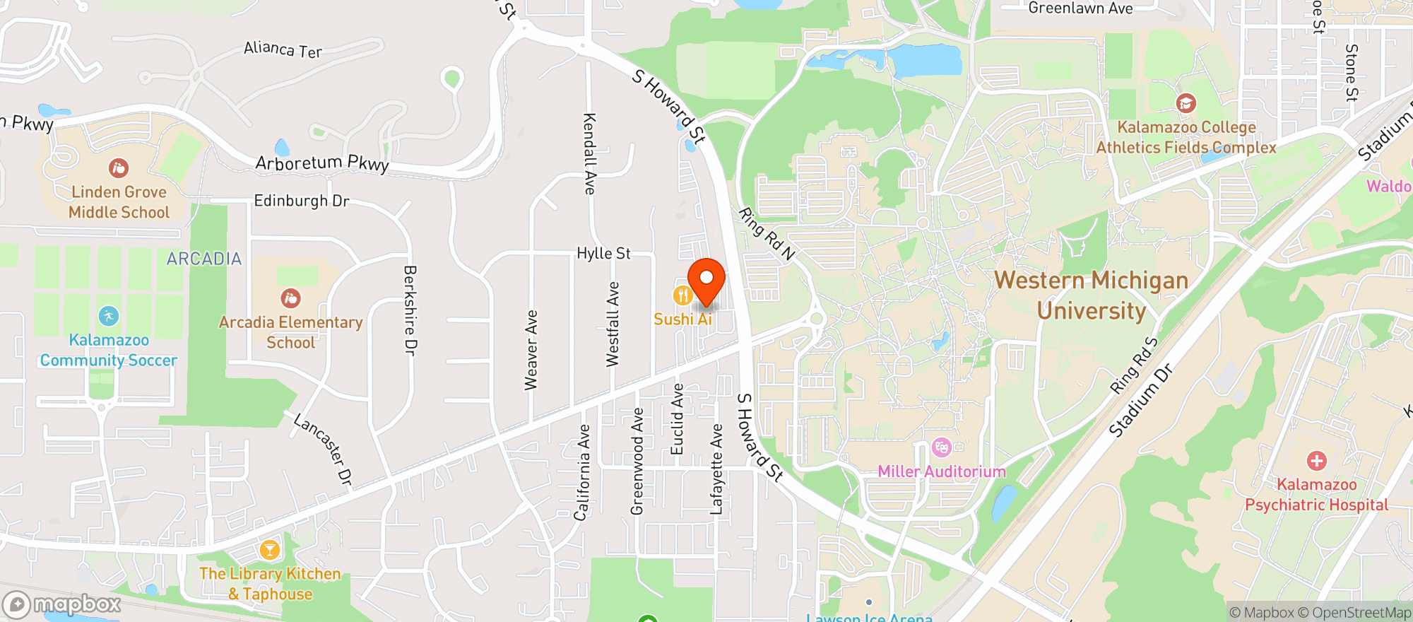 Map showing Wild Side