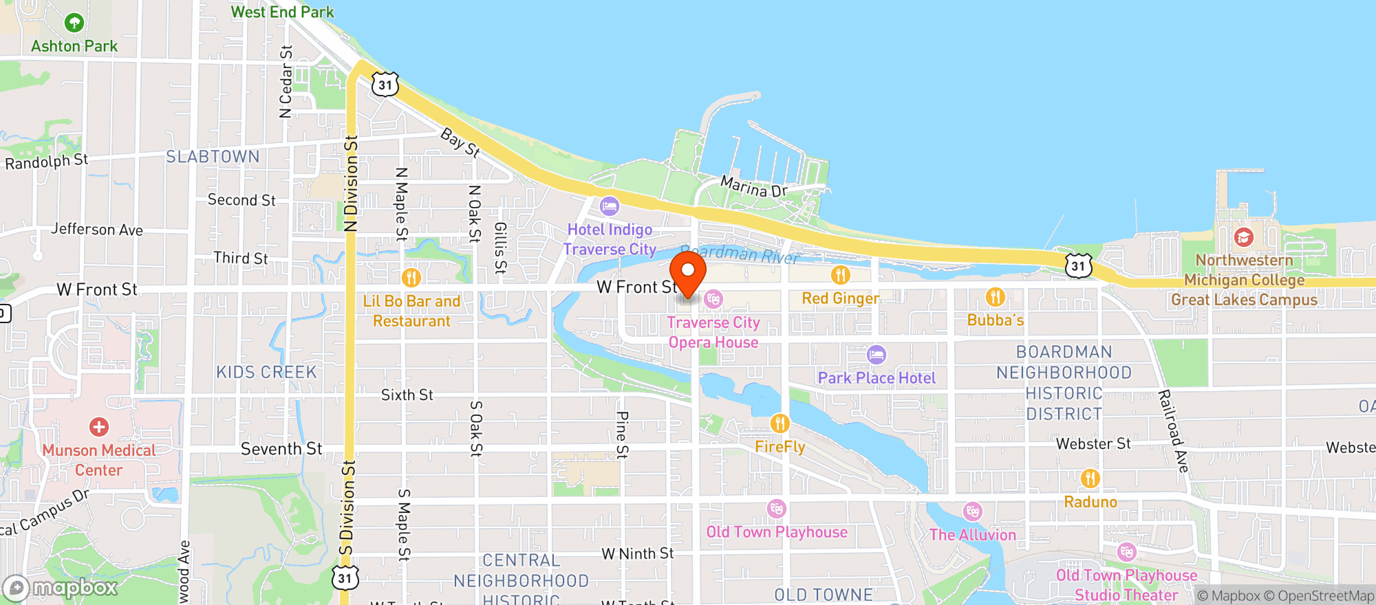 Map showing Identity Brewing Company
