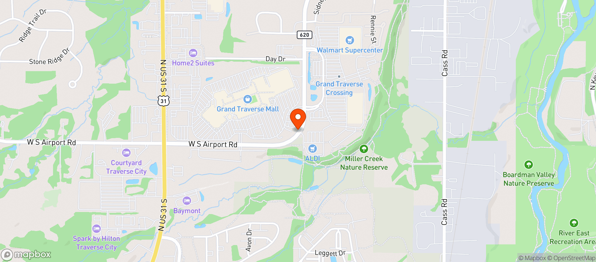 Map showing Gnc
