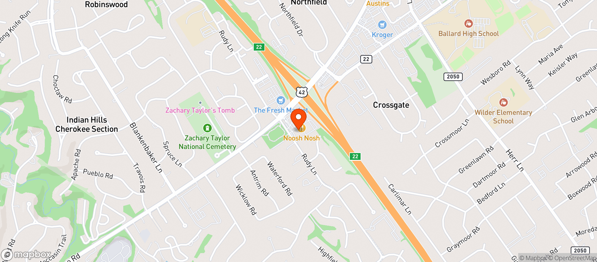 Map showing Party Mart #901