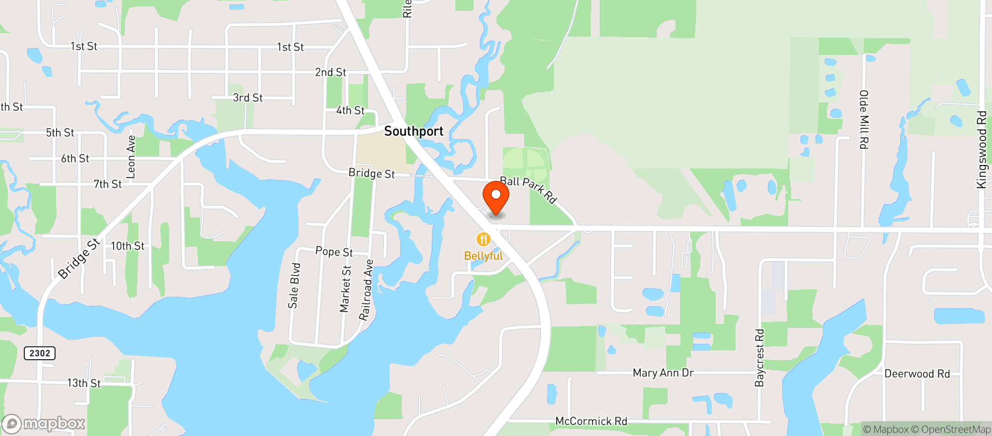 Map showing Tom Thumb Food Store #146