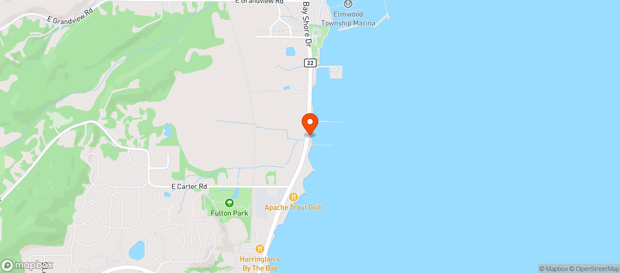 Map showing Dockside Market