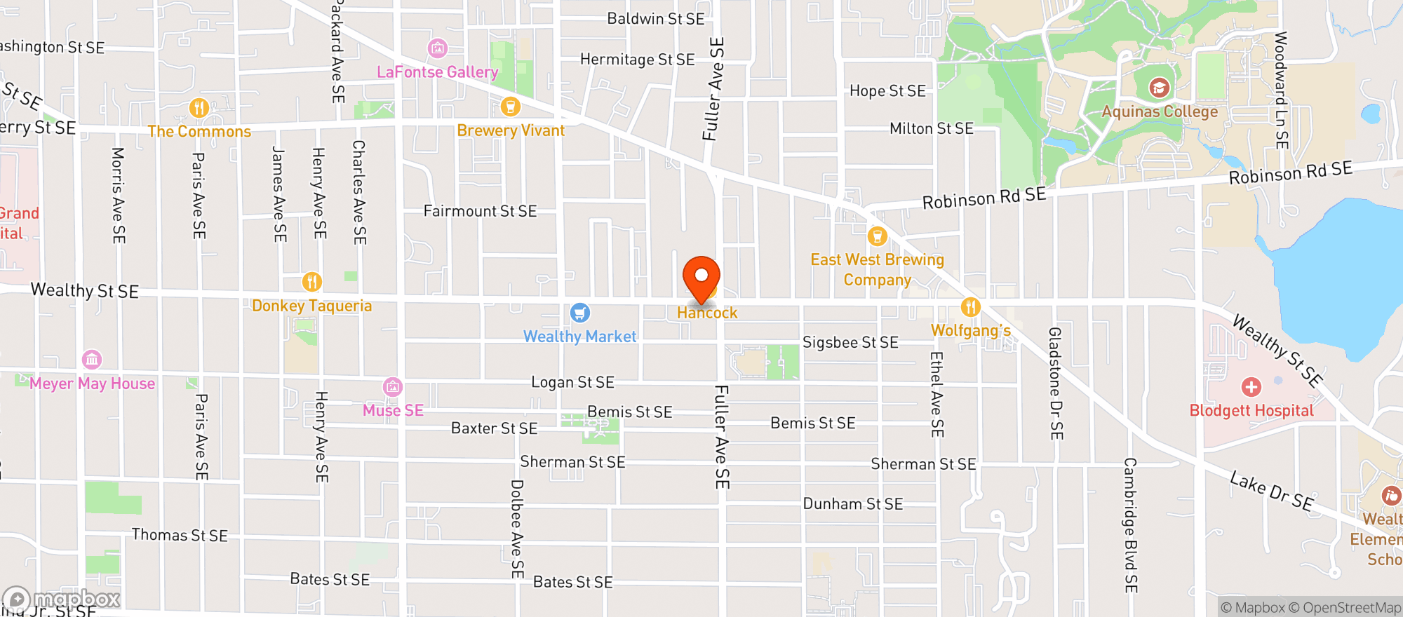 Map showing Good Judyâ€™ Market
