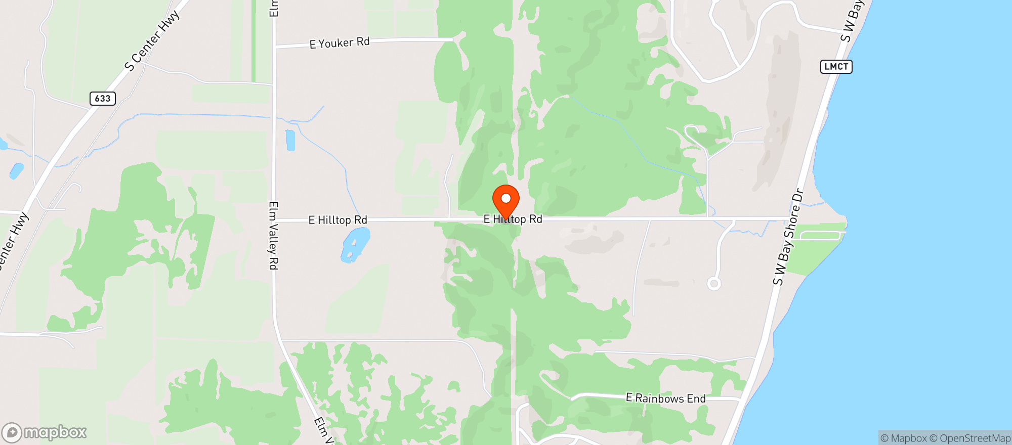 Map showing Suttons Bay Ciders
