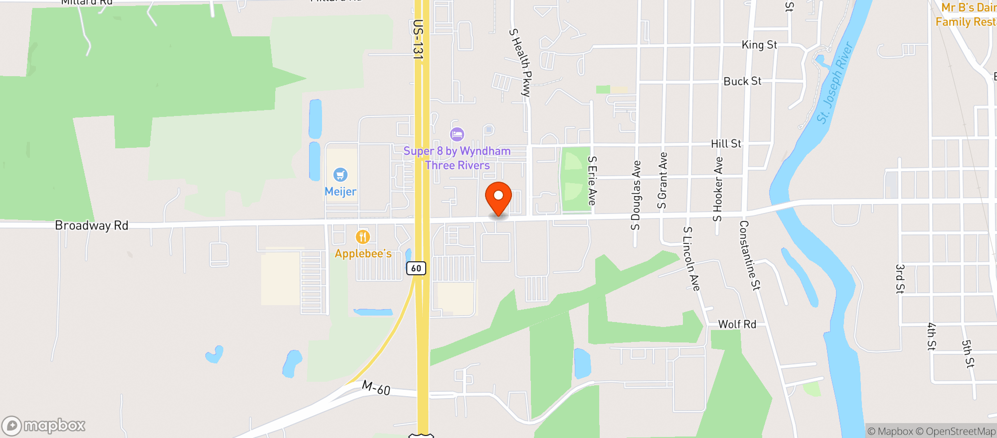 Map showing Southlane Bowling