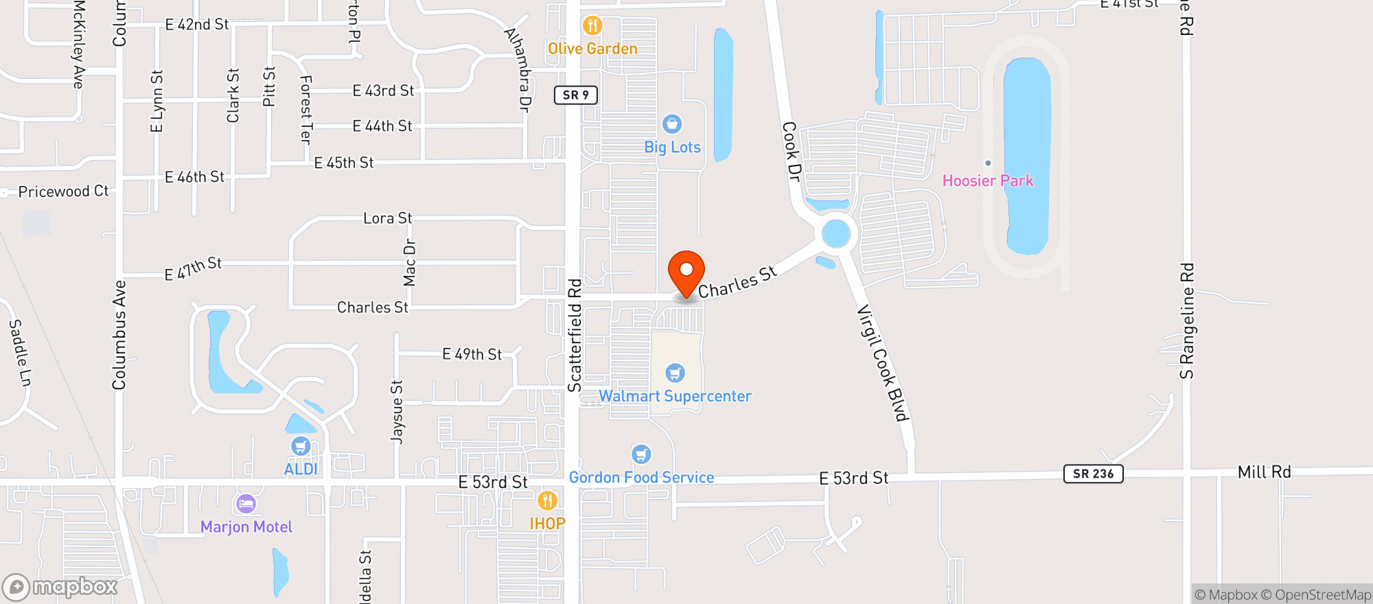 Map showing Gnc - 1579 - Southtown Center