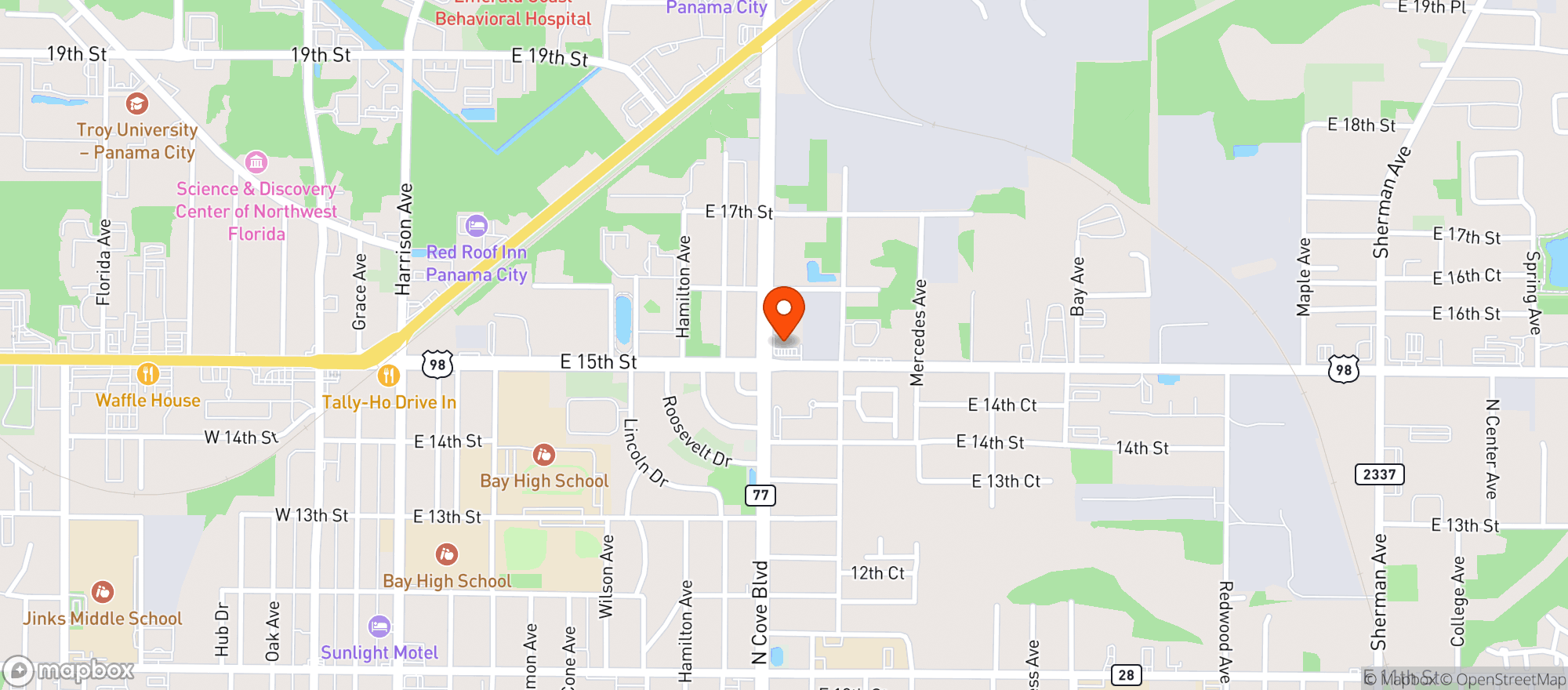 Map showing Ami 74 Food Store