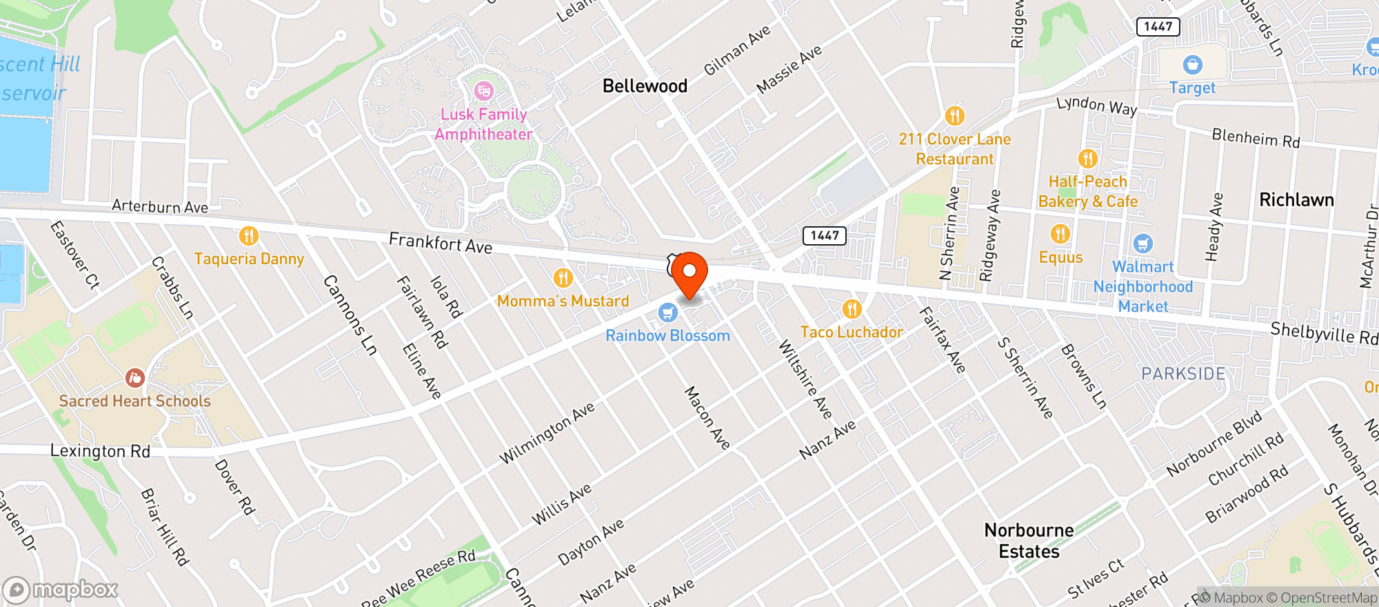 Map showing State Liquors