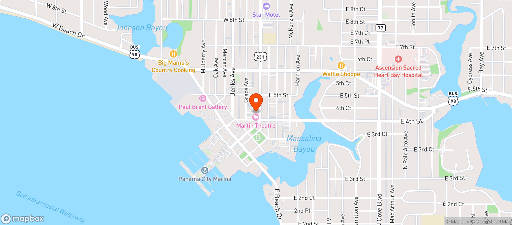 Map showing Place