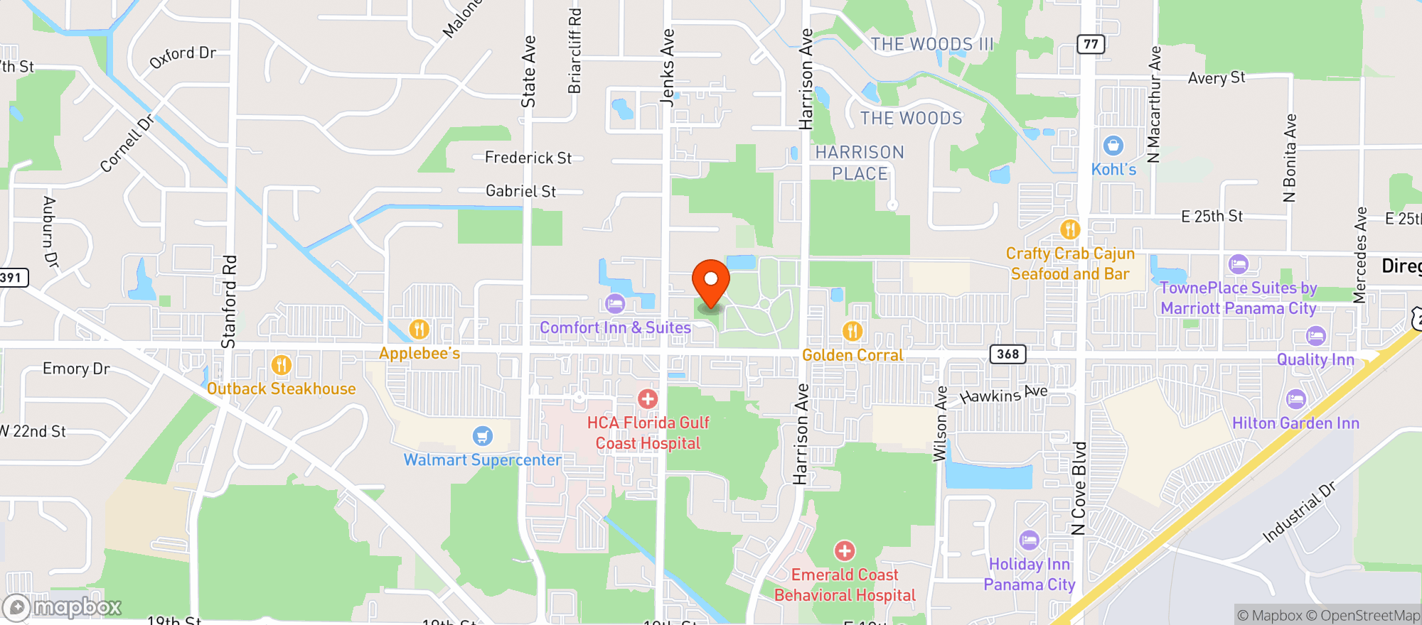 Map showing CK's Secrets